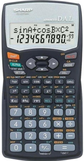 Sharp EL-531WHB 12 Digit Scientific Calculator Scientific  Calculator