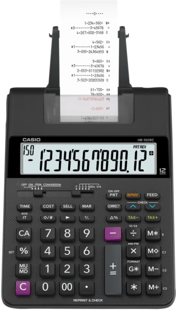Casio HR-100RC Printing  Calculator