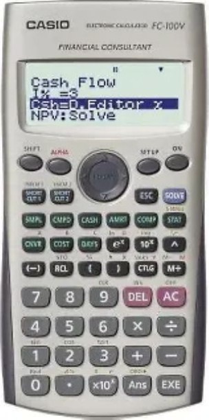 CASIO FC 100V Financial Calculator Scientific  Calculator