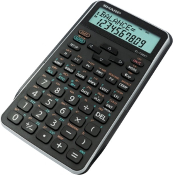 SHARP EL738XTB Financial  Calculator