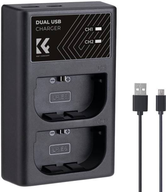 K&F Concept LP-E6NH  Camera Battery Charger