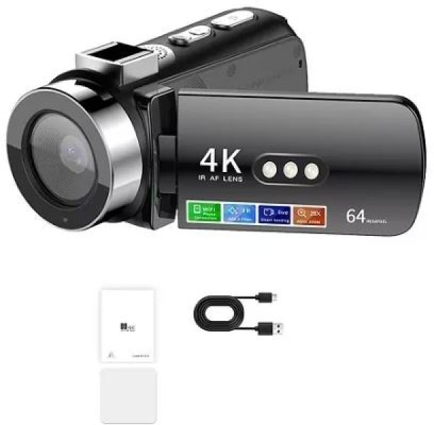 Prime Mart D9 4K Camera 4K Wifi IR SLR Digital Camera 64mp 4800mah Built In Battery Standard  Lens