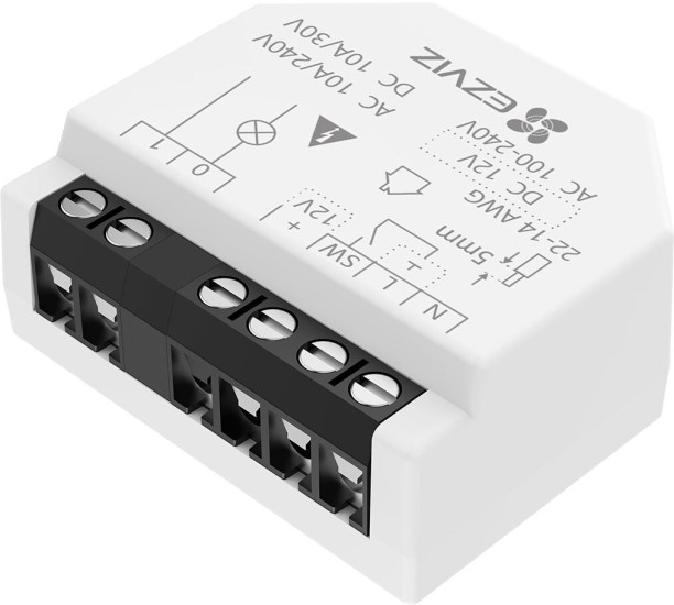 Ezviz T35WD Wi-Fi Relay Dry Contact 220VAC and 12VDC Standard  Lens