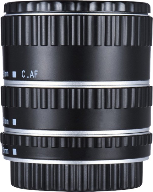 ALANES Auto Focus Macro Extension Tube Set - Black Macro  Lens