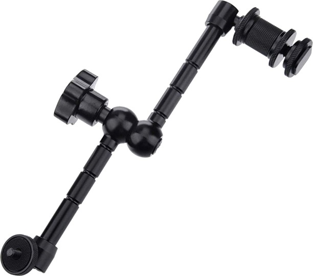 ALANES 11 inch Articulating Magic Arm for HDMI Monitor LED Lights Camera 11" Shelf Bracket
