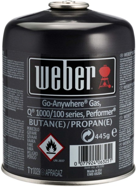 Weber Gas Cartridge Butane Gas Refill