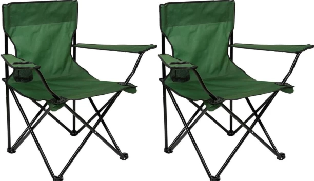 Camping Home Foldable Camping Beach Portable with Armrest for Indoor Outdoor Garden, Beach, Camping, Foldable Chair