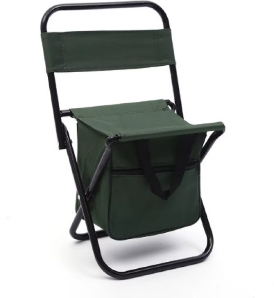 GENERIC 200kg Outdoor Folding  Large Weight Bearing Leisure Camp Ice Pack  with Storage Bag Backrest Insulation Fishing  Foldable Chair