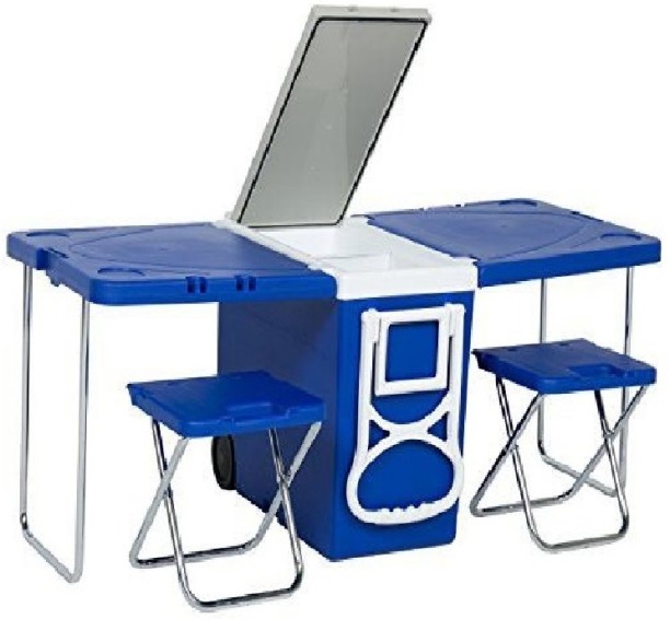 GENERIC Foldable Multifunctional Table Cooler Box Foldable Chair