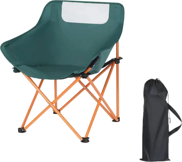 ELCTRO WORLD Folding Outdoor & Camping  with Carrier Bag Foldable Chair
