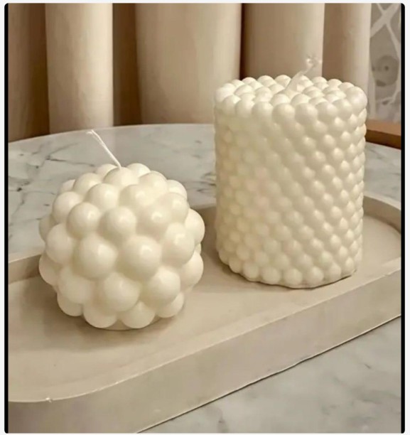 unbranded Bubble and Swirl candle Combo
