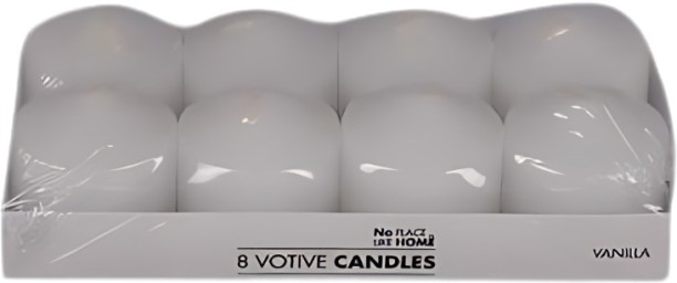 AZ Décor Candle Votive 3.5Cm 8Pce White Scented