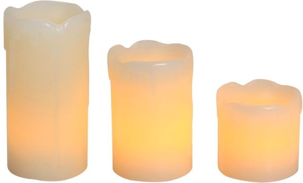 Eurolux 3-Piece LED Candle Dripping Effect