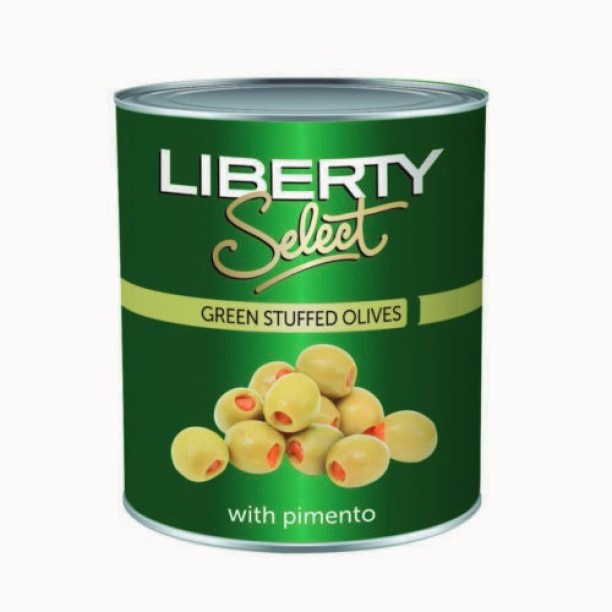 Liberty Select Green Stuffed A10 Olives