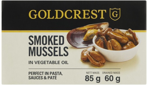 Goldcrest Smoked Mussels in Vegetable Oil Sea Foods