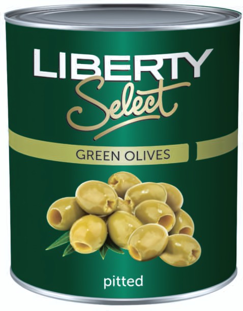 Liberty Select Green Pitted Olives