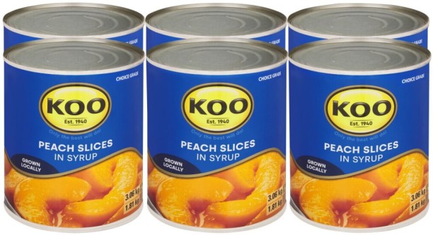 KOO Peach Slices in Syrup Fruits