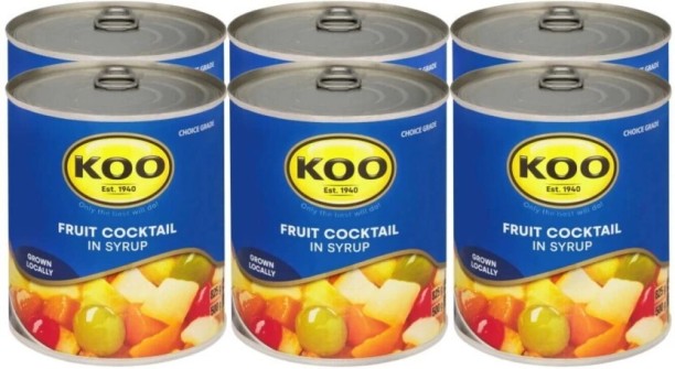 KOO 825g x 6 Fruits