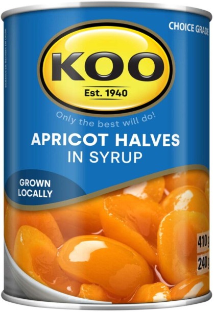 KOO Apricot Halves In Syrup Fruits