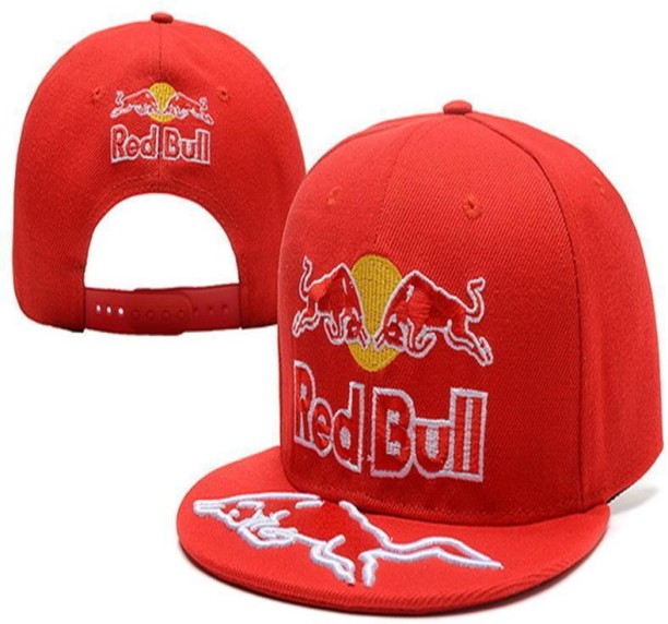 Red Bull Snapback Cap For Men & Women