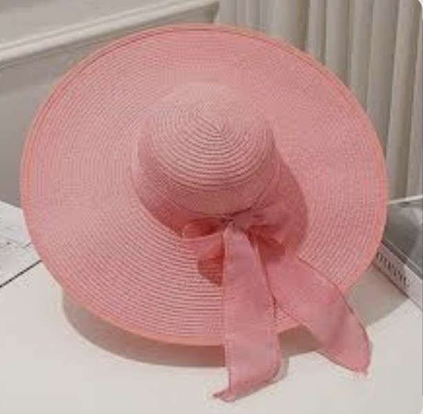 Women’s Round Straw Hat Visor Cap For Women