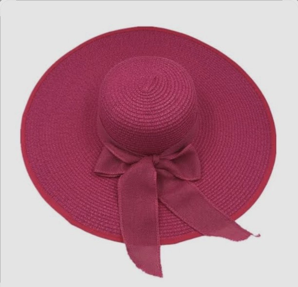 Women’s Round Straw Hat Visor Cap For Women