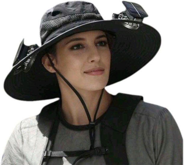 Solar Fan Hat Cricket Cap For Men & Women
