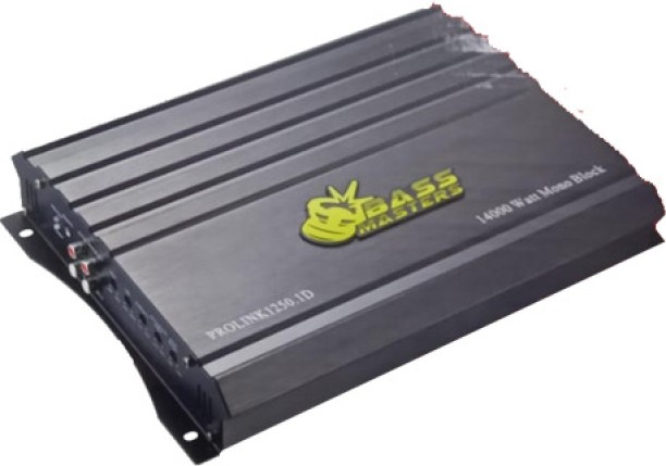 Bassmasters Prolink-1250.1D 14000 Watts Class D Monoblock Mono Class D Car Amplifier