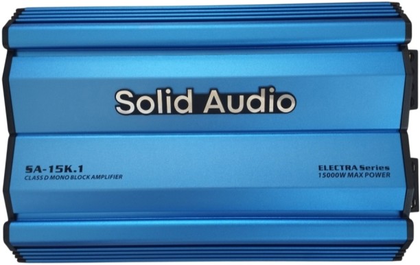 Solid Audio SA-15K.1 Electra Series 15000 Watts Mono Block Mono Class D Car Amplifier