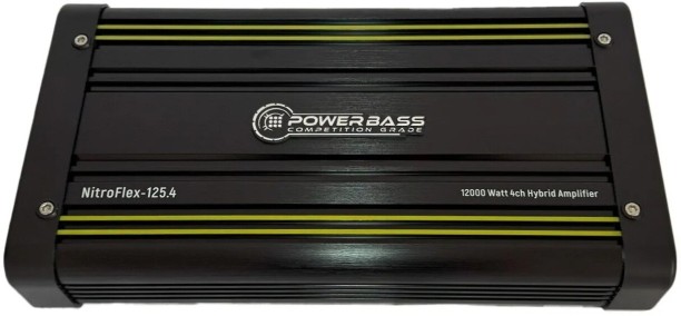 Powerbass NitroFlex 125.4 Amplifier 12000 Watts 4 Channel Multi Class AB Car Amplifier