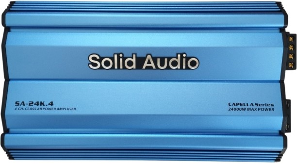 Solid Audio SA-24K.4 Capella Series 24000 Watts 4 channel Multi Class AB Car Amplifier