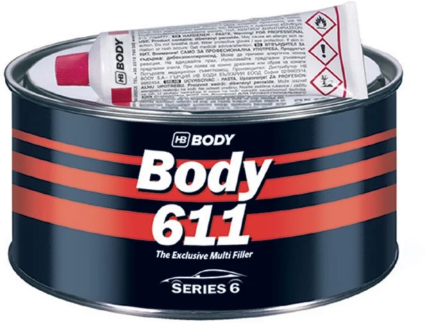 HB Body Body 611 Multi Filler Beige Can Car Body Filler Putty