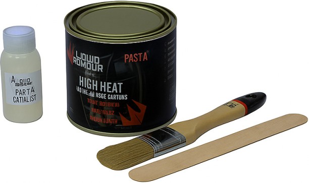 Liquid Armour High Heat Caliper Paint Kit (black) Can Car Body Filler Putty