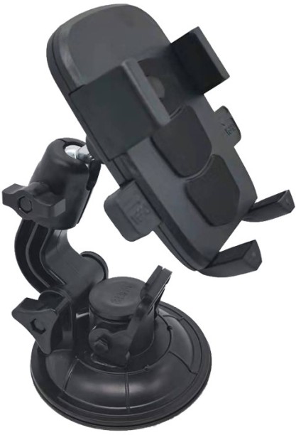 span Car Phone Holder with Large Suction Cup Metal-Headed 360° Rotating Mobile Phone Mount Car Mobile Holder