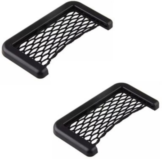 Cellshack Pack of 2 Car Net Bag Phone Holder Storage Pocket Organizer 200mm x 80mm Car Mobile Holder
