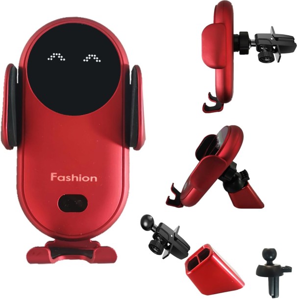 marevic Wireless Car Charger Auto Clamping, Air Vent Cute Design Fast Charging and Smart Sensor Compatible Car Mobile Holder