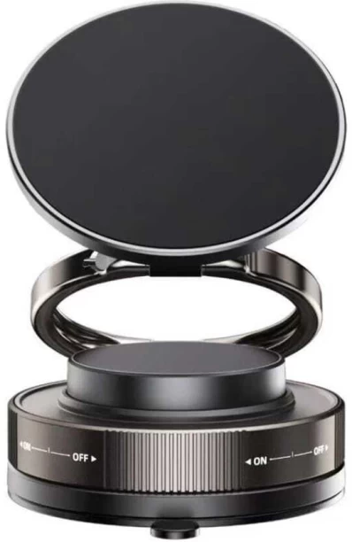 MTL Magnetic 360 Degrees Rotating & Folding Car Phone Holder - Dashboard Mount Car Mobile Holder