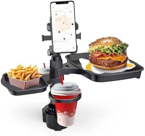 Car Cup Holder Tray Multifunctional Car Mobile Holder