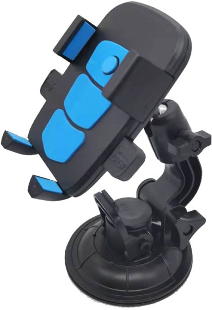 span Car Phone Holder with Large Suction Cup Metal-Headed 360° Rotating Mobile Phone Mount Car Mobile Holder