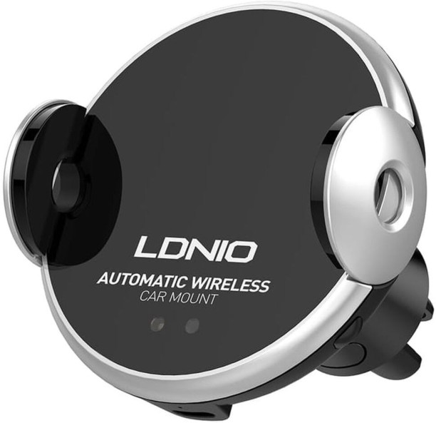 LDNIO MA02 Auto-Clamping Car Phone Mount With 15W Wireless Charging Car Mobile Holder