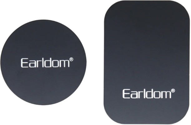 Earldom Magnetic Plates (Round + Rectangle) 2PK Car Mobile Holder