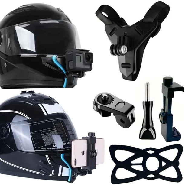 LAHDEK Motorcycle Helmet Phone Stand Mount Car Mobile Holder