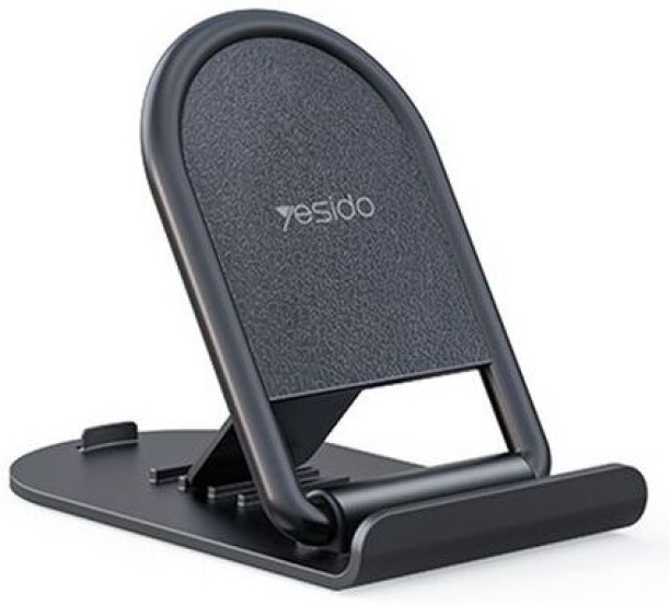 YESIDO C141 Folding Hands-free Phone Holder Adjustable Desktop Stand Car Mobile Holder