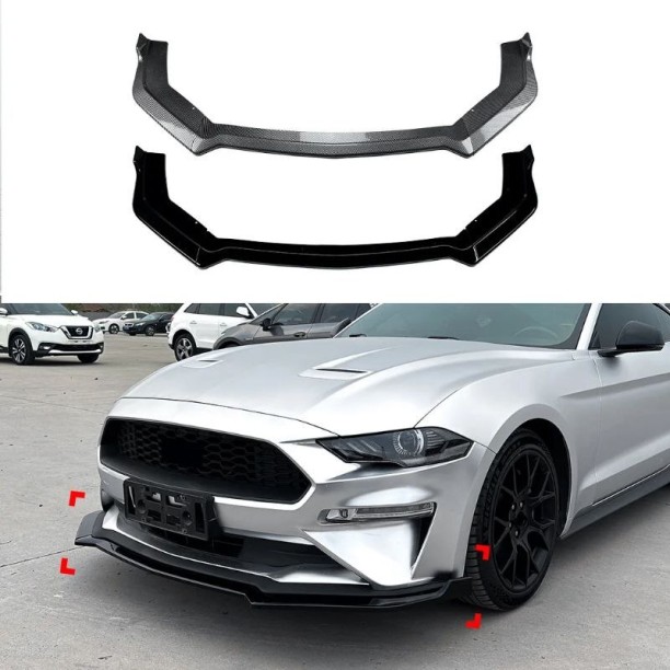 Ford Mustang Front Bumper Lip Polypropylene Car Door Bumper Guard