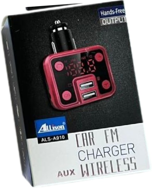 Allison v5.0 Car Bluetooth Device with Transmitter, Car Charger
