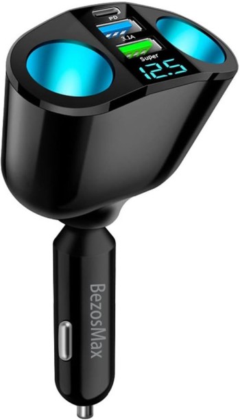 BezosMax v3.0 Car Bluetooth Device with Charger