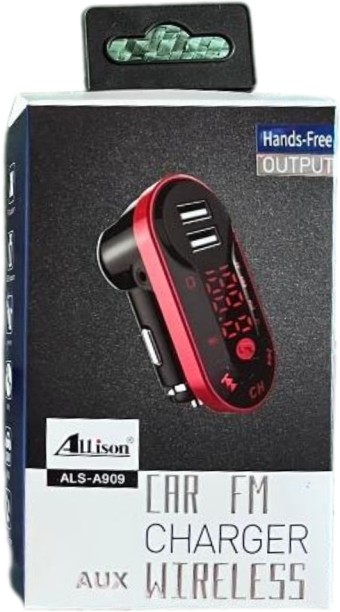 Allison v5.0 Car Bluetooth Device with Transmitter, Car Charger