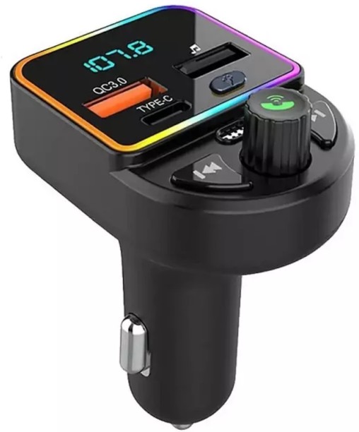 Aerbes v5.0 Car Bluetooth Device with Adapter Dongle, Audio Receiver, FM Transmitter