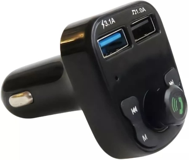 ALLISON v5.0 Car Bluetooth Device with Car Charger, Remote Control, FM Player