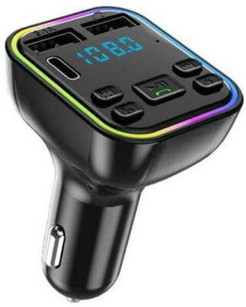 Car Bluetooth v5.0 Car Bluetooth Device with MP3 Player, Car Charger